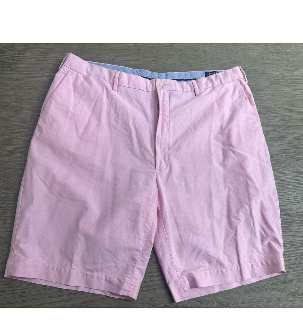Polo Ralph Lauren Pink Classic Fit Shorts, 42 Tall